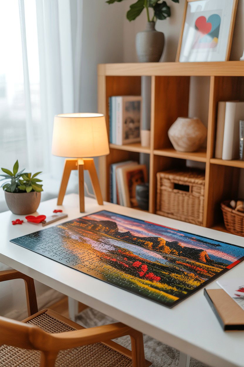 Puzzle Night - 25 Cheap Valentine's Day Romantic Ideas