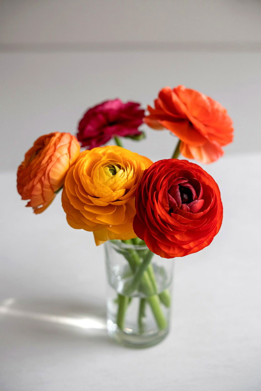 Ranunculus Flower Bouquet - 25 Valentine's Day Flower Gift Ideas