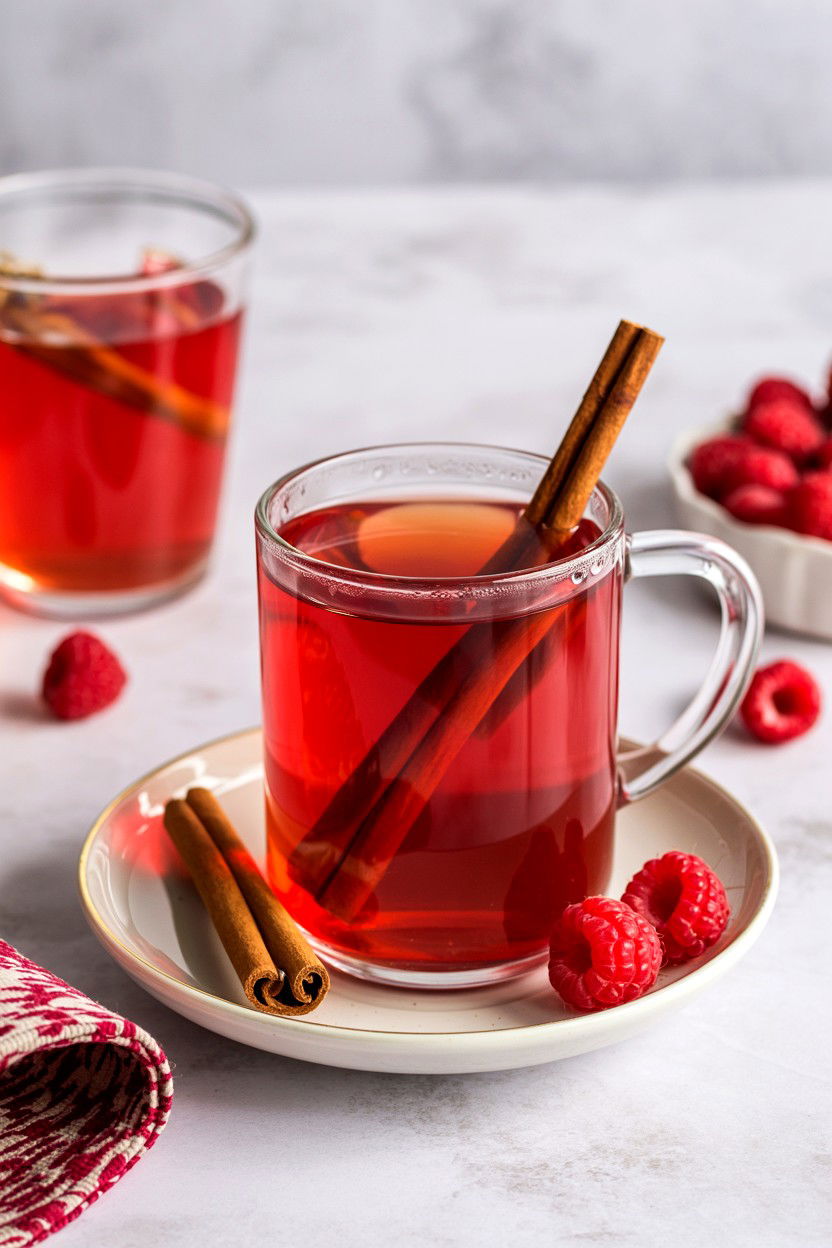 Raspberry Herbal Tea - 25 Valentine's Day Tea Ideas