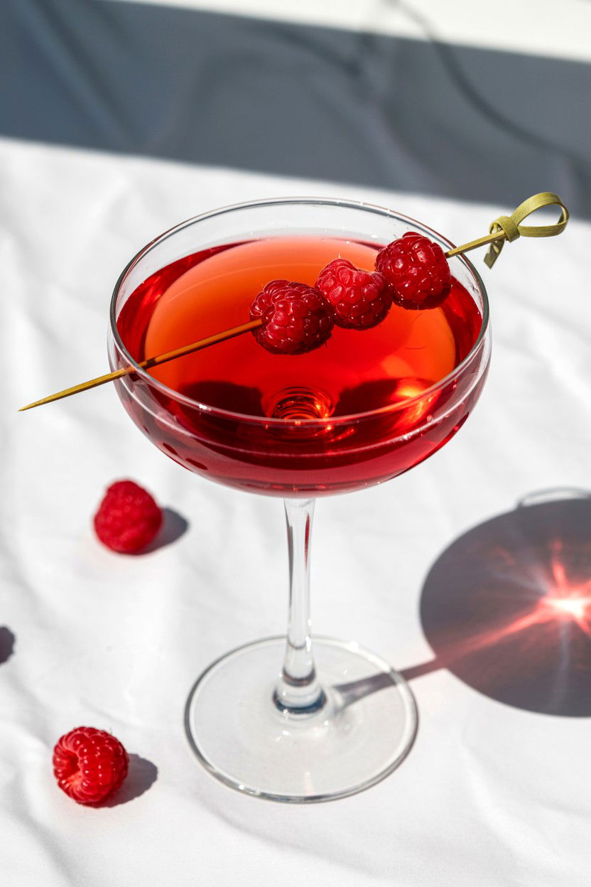 Raspberry Martini - 25 Valentine's Day Martini Ideas