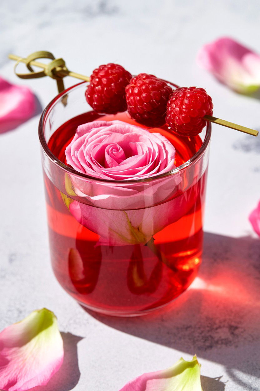 Raspberry Rose Hot Toddy - 25 Valentine's Day Hot Toddy Ideas
