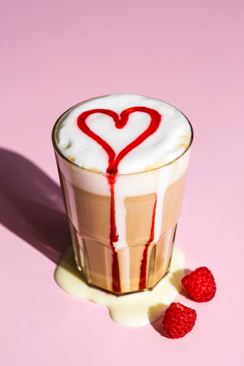 Raspberry White Mocha - 25 Valentine's Day Coffee Drink Ideas