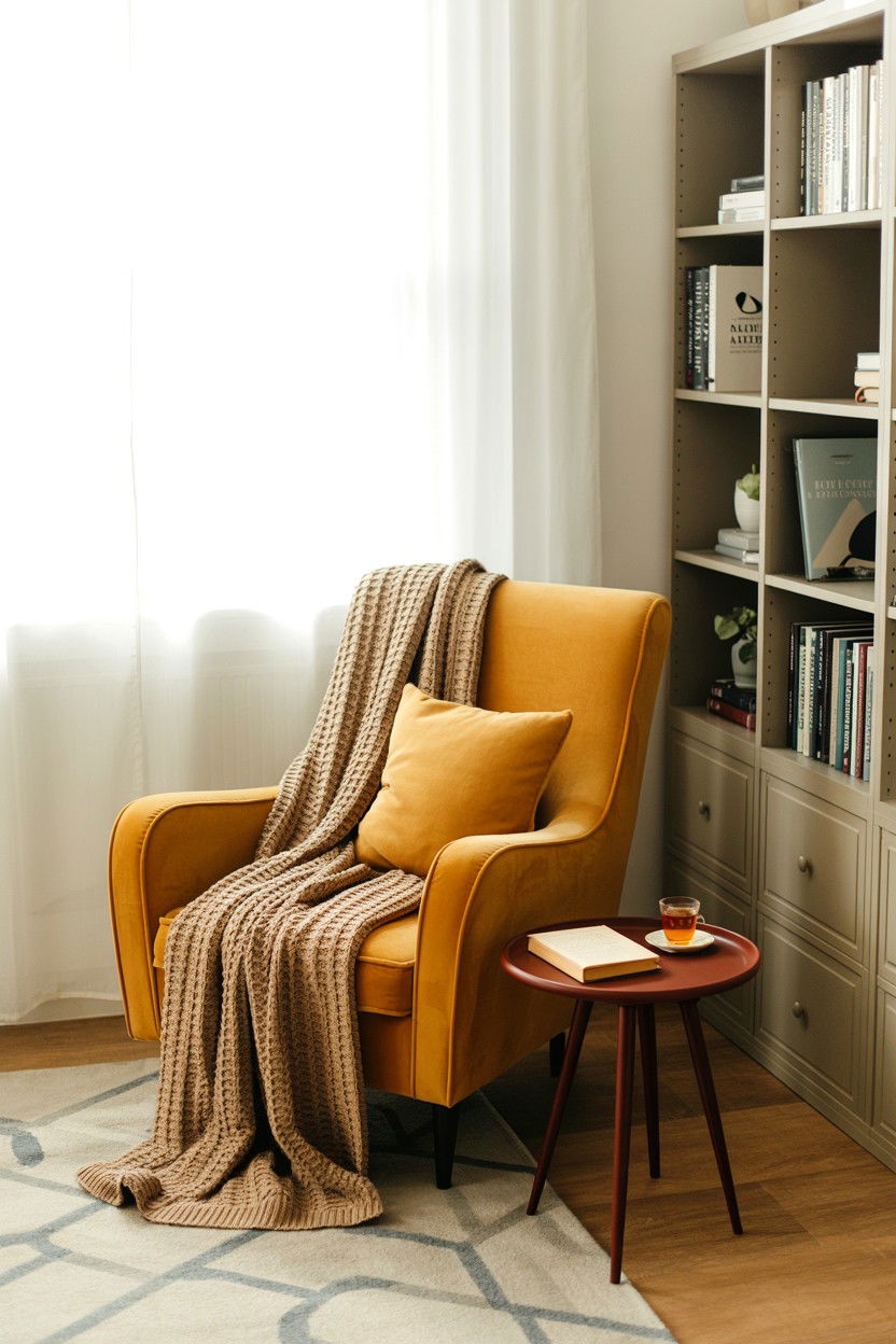 Reading Nook Setup - 25 Valentine's Day Treat Yourself Ideas