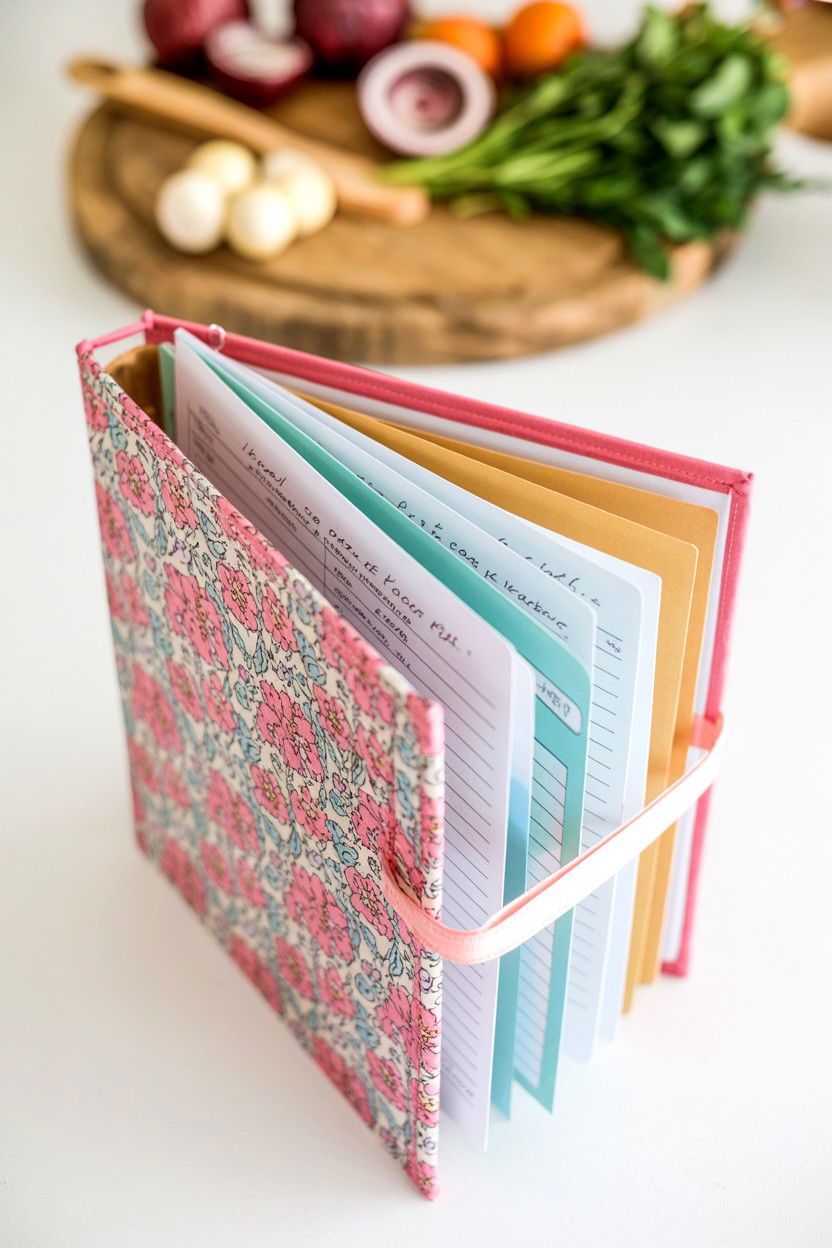 Recipe Book Binder - 25 Valentine's Day Gifts for Aunt