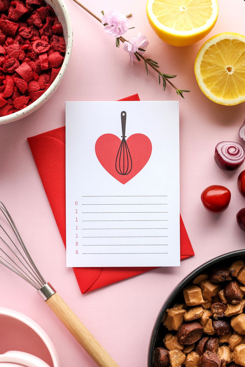 Recipe Valentine Card - 25 Valentine's Day Cards for Parents