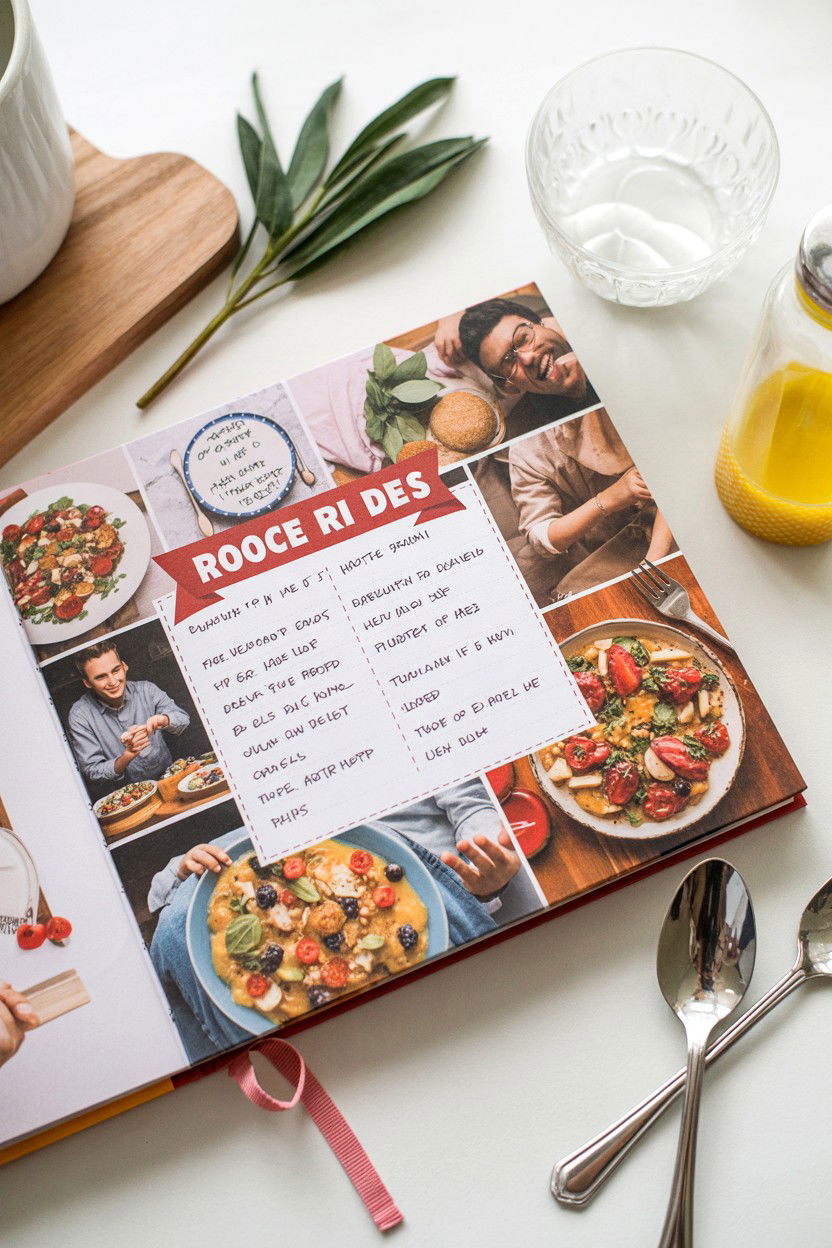 Recipe book for couples - 25 Valentine's Day Memory Album Ideas