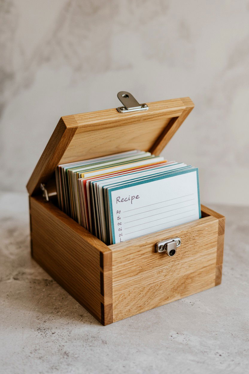 Recipe gift box - 25 Valentine's Day Memory Box Ideas