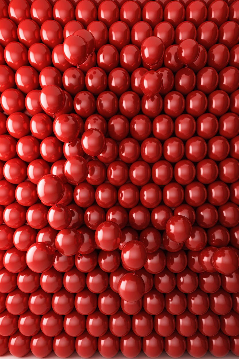 Red Balloon Backdrop For Photos - 25 Valentine's Day Balloon Wall Ideas