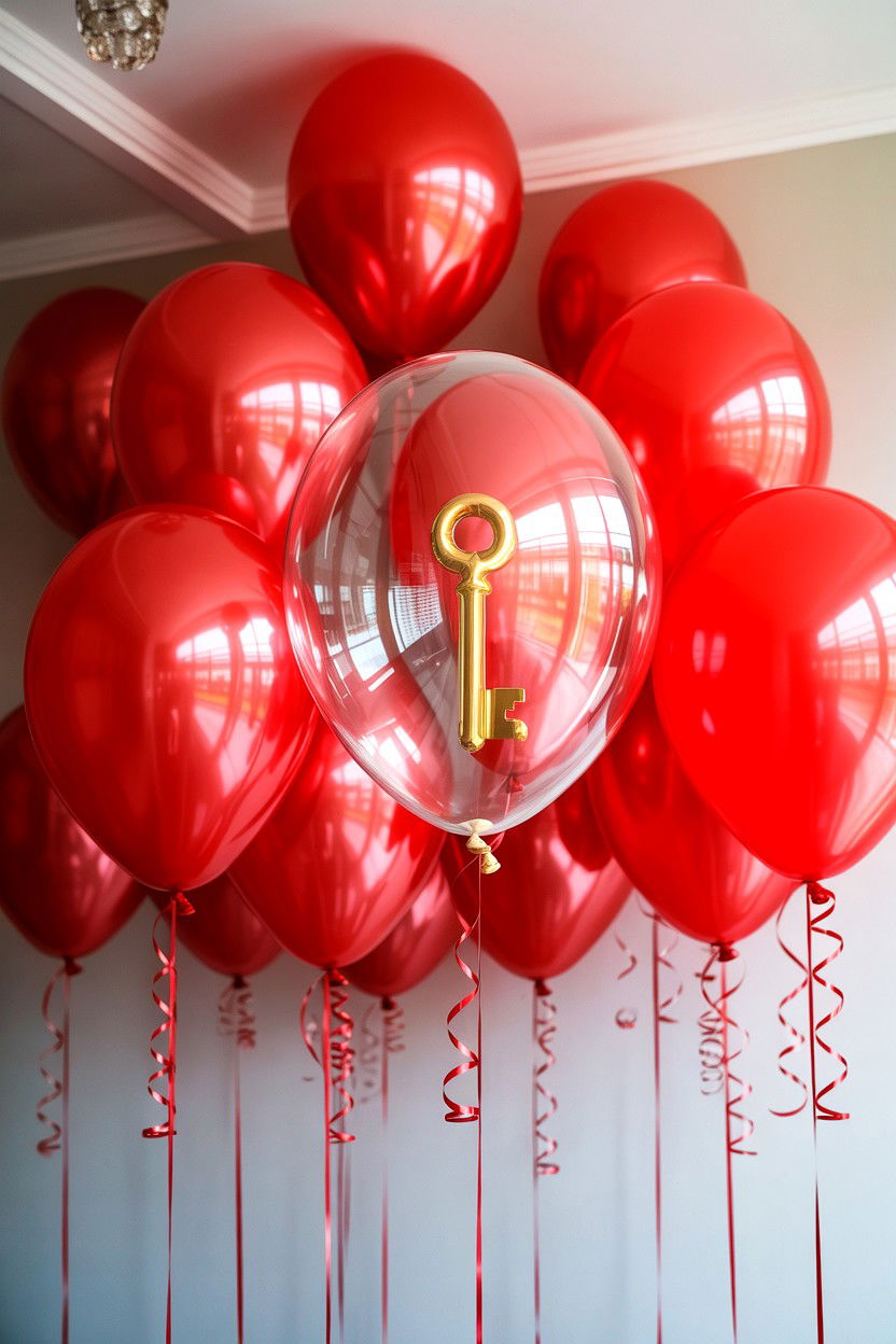 Red Balloons - 25 Valentine's Day Escape Room Ideas