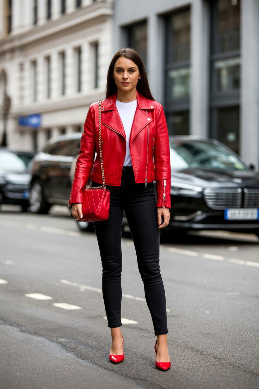 Red Chain Strap Bag - 25 Valentine's Day Handbag Ideas