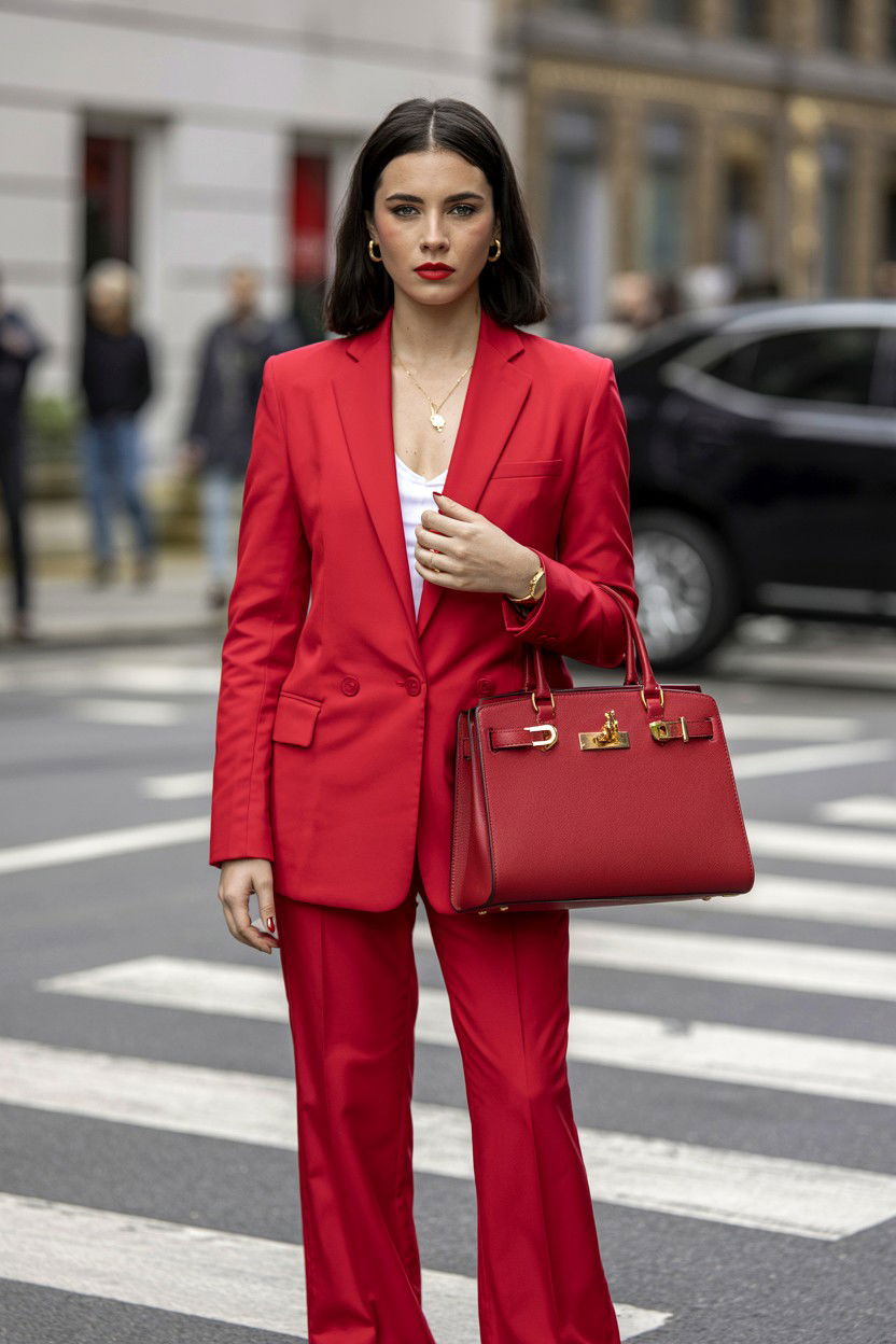 Red Designer Handbag - 25 Valentine's Day Handbag Ideas