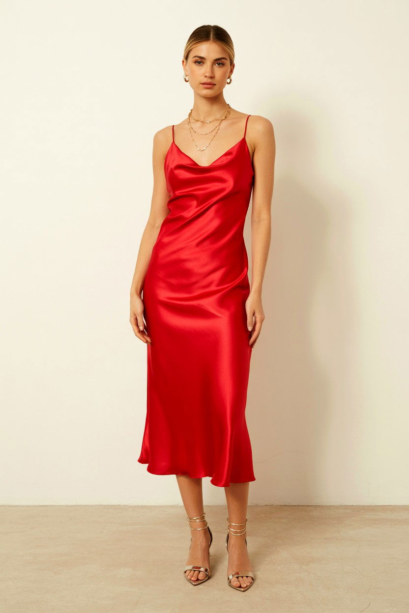 Red Dress - 25 Valentine's Day Glow Up Ideas