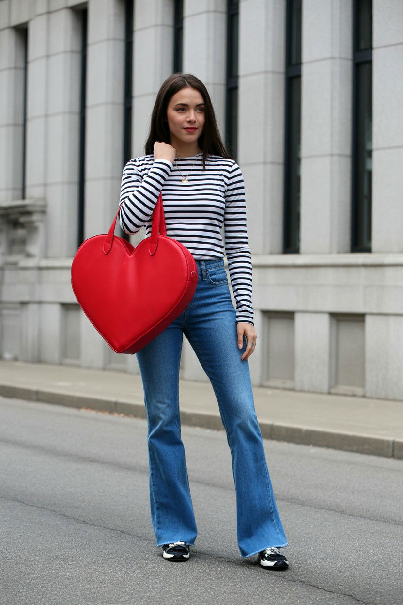 Red Heart Tote - 25 Valentine's Day Handbag Ideas