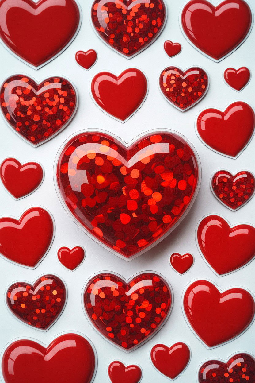 Red Heart - 25 Valentine's Day Sticker Ideas