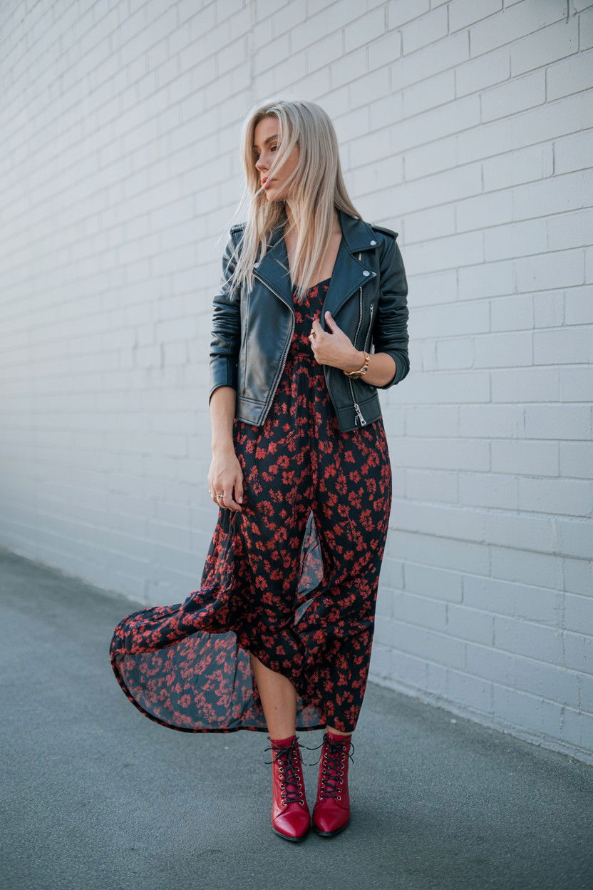 Red Lace Up Booties - 25 Valentine's Day Shoe Ideas