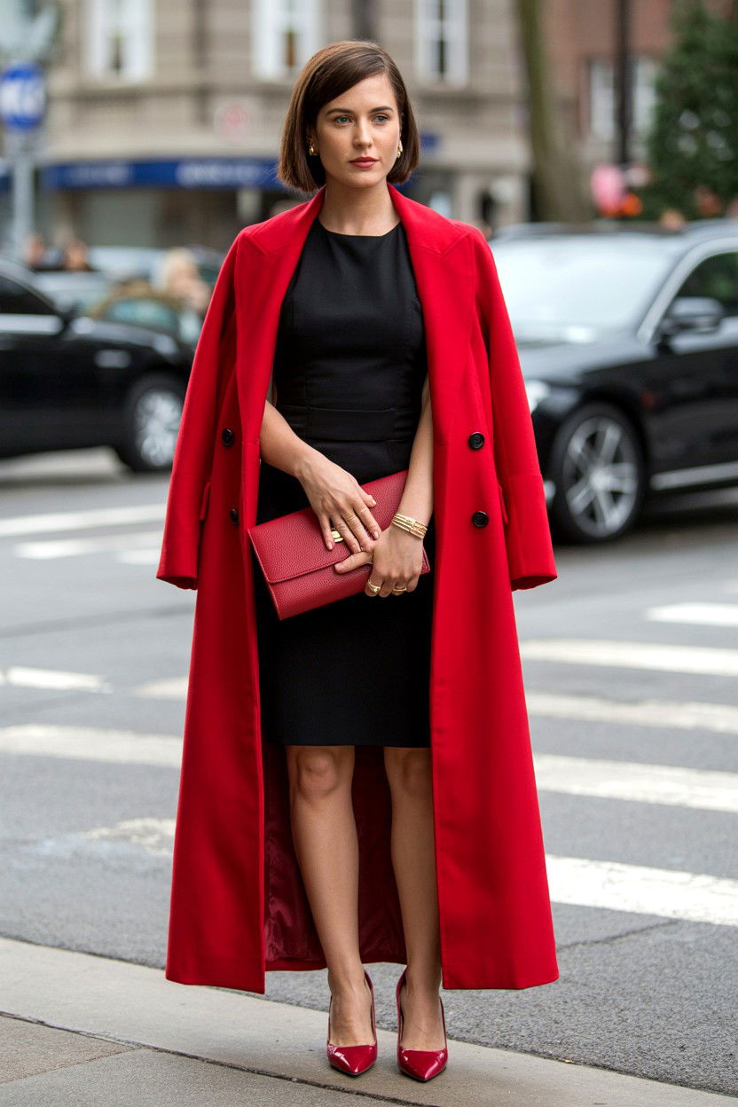 Red Leather Clutch - 25 Valentine's Day Handbag Ideas