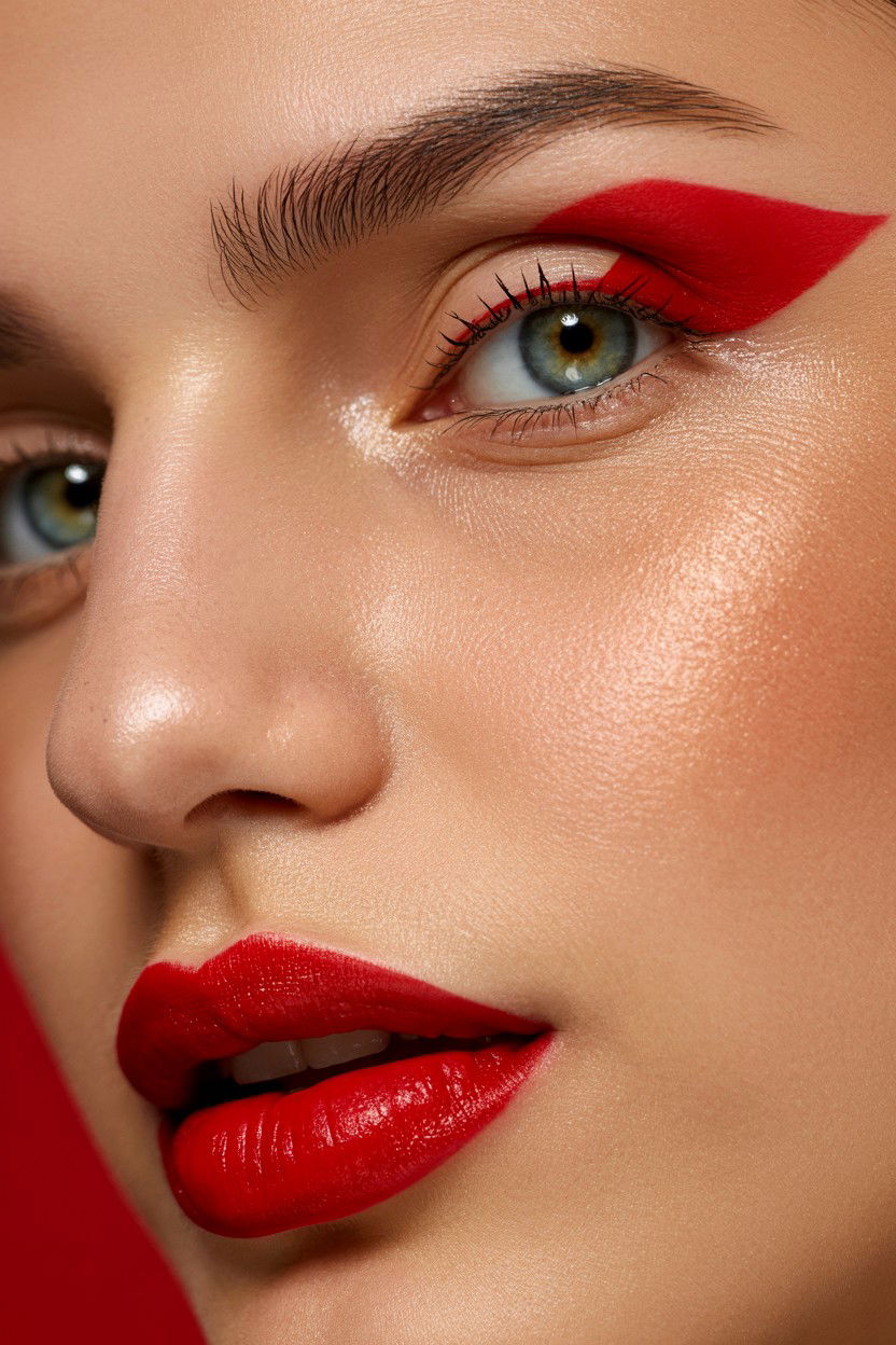 Red Lip Clean Girl Aesthetic - 25 Red Lip Valentine's Day Looks