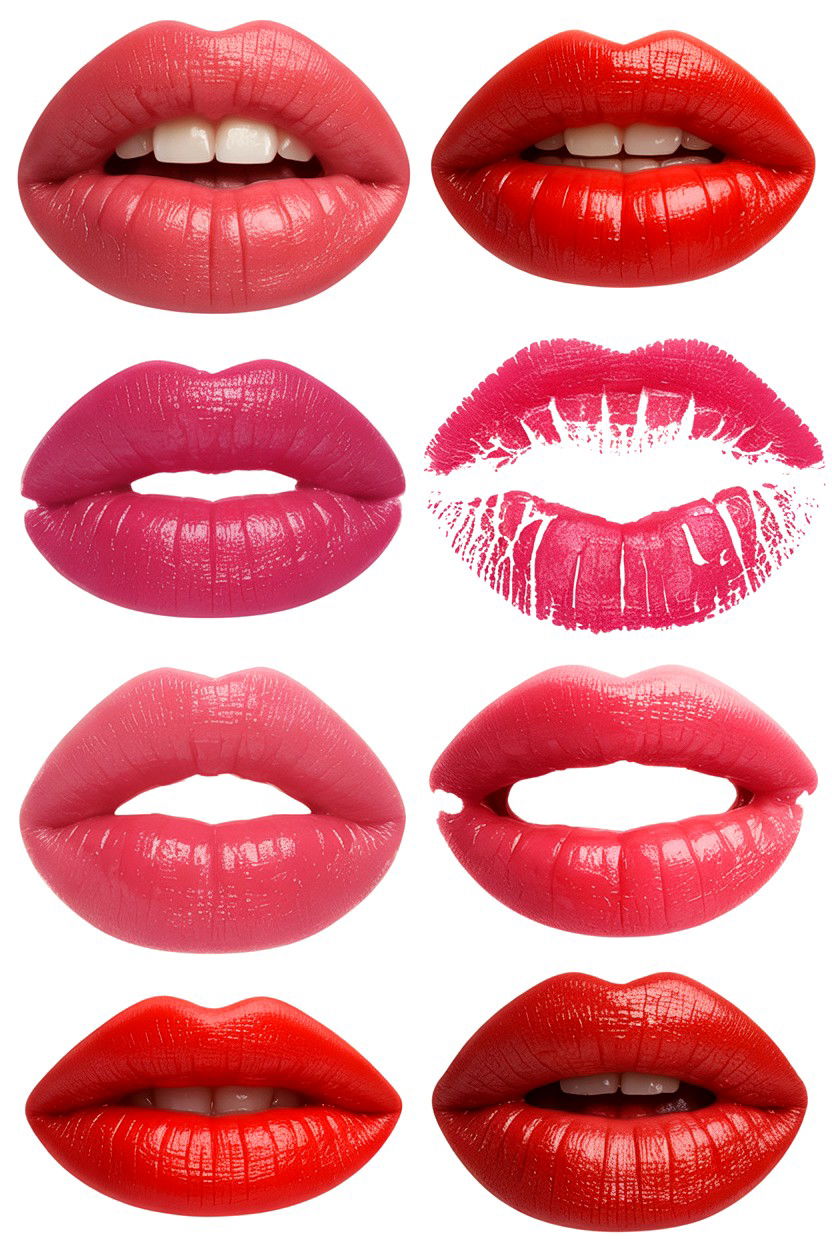 Red Lips - 25 Valentine's Day Sticker Ideas