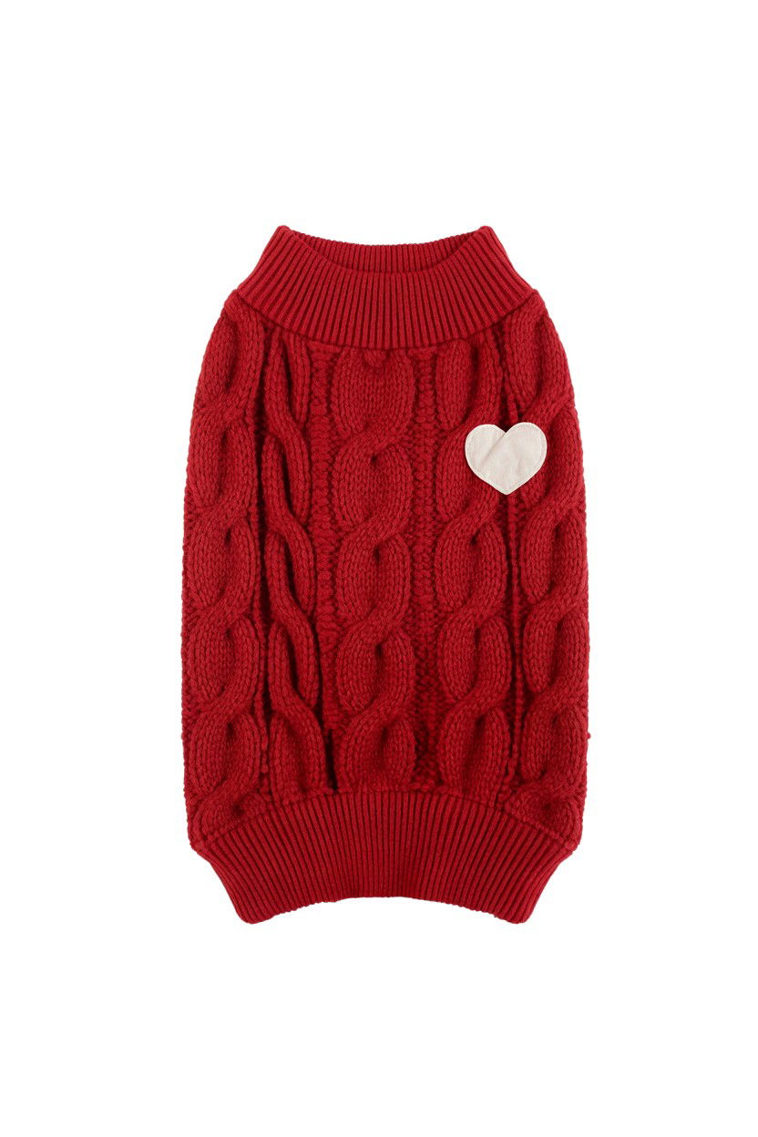 Red Pet Sweater - 25 Valentine's Day Pet Gift Ideas