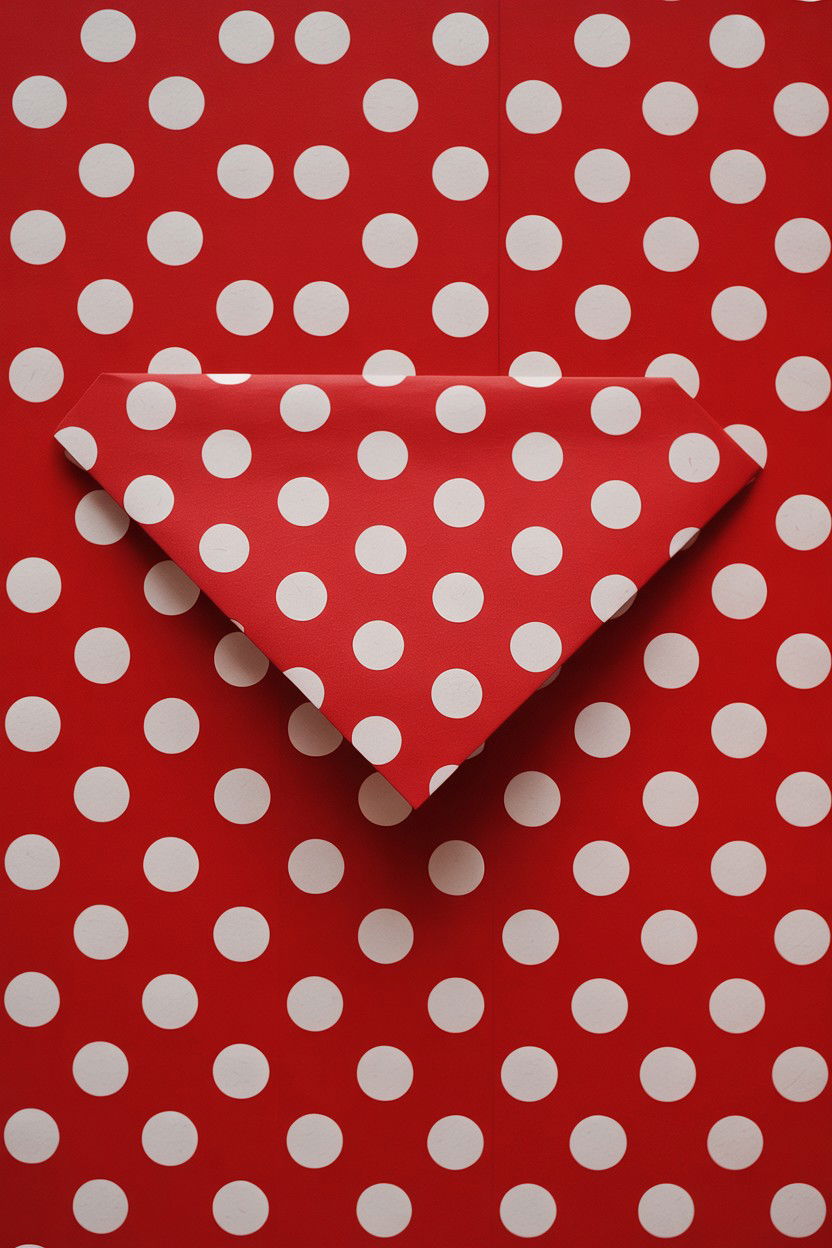 Red Polka Dot Envelope - 25 Valentine's Day Envelope Ideas