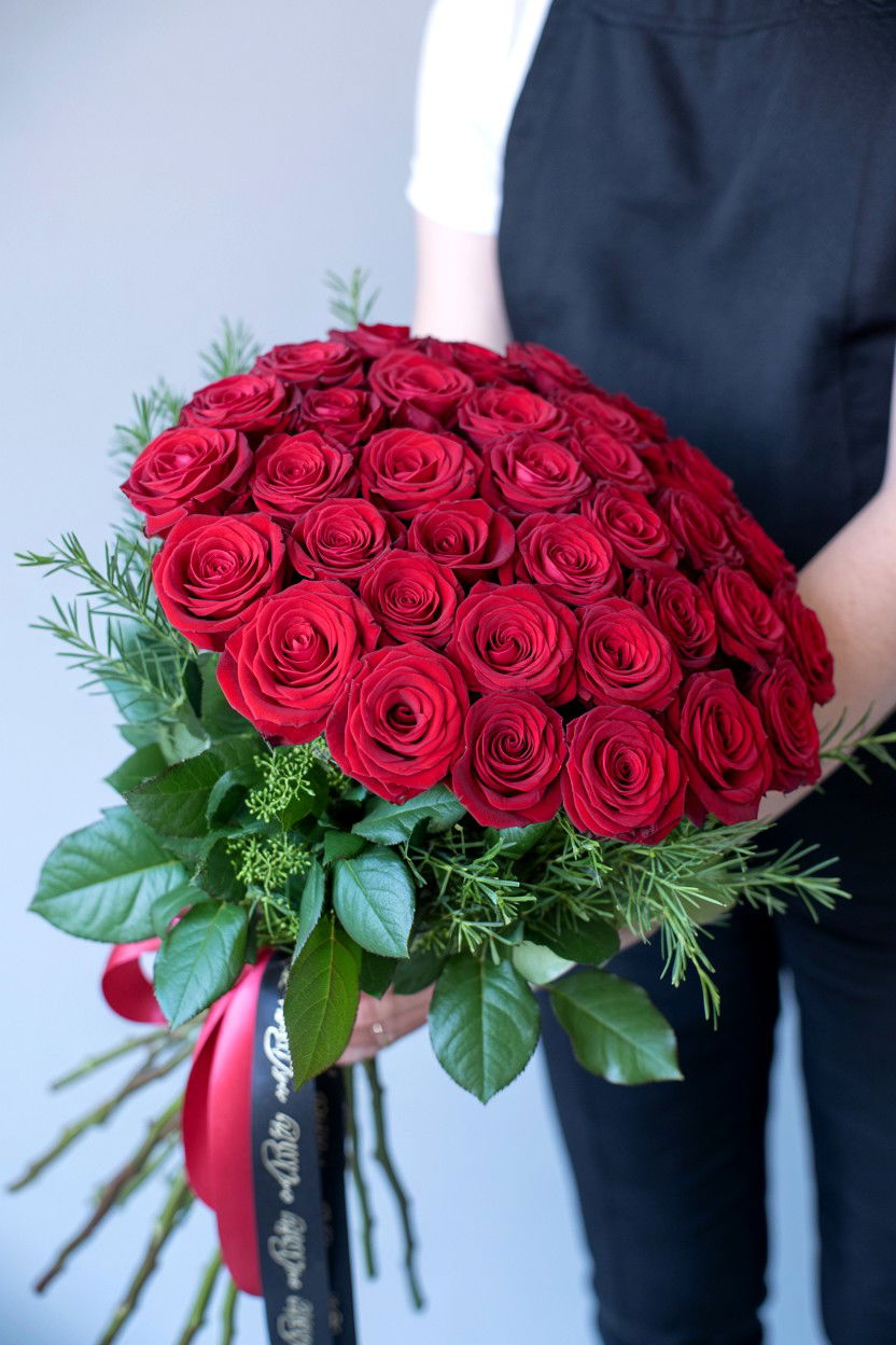 Red Rose Bouquet - 25 Valentine's Day Charades Ideas