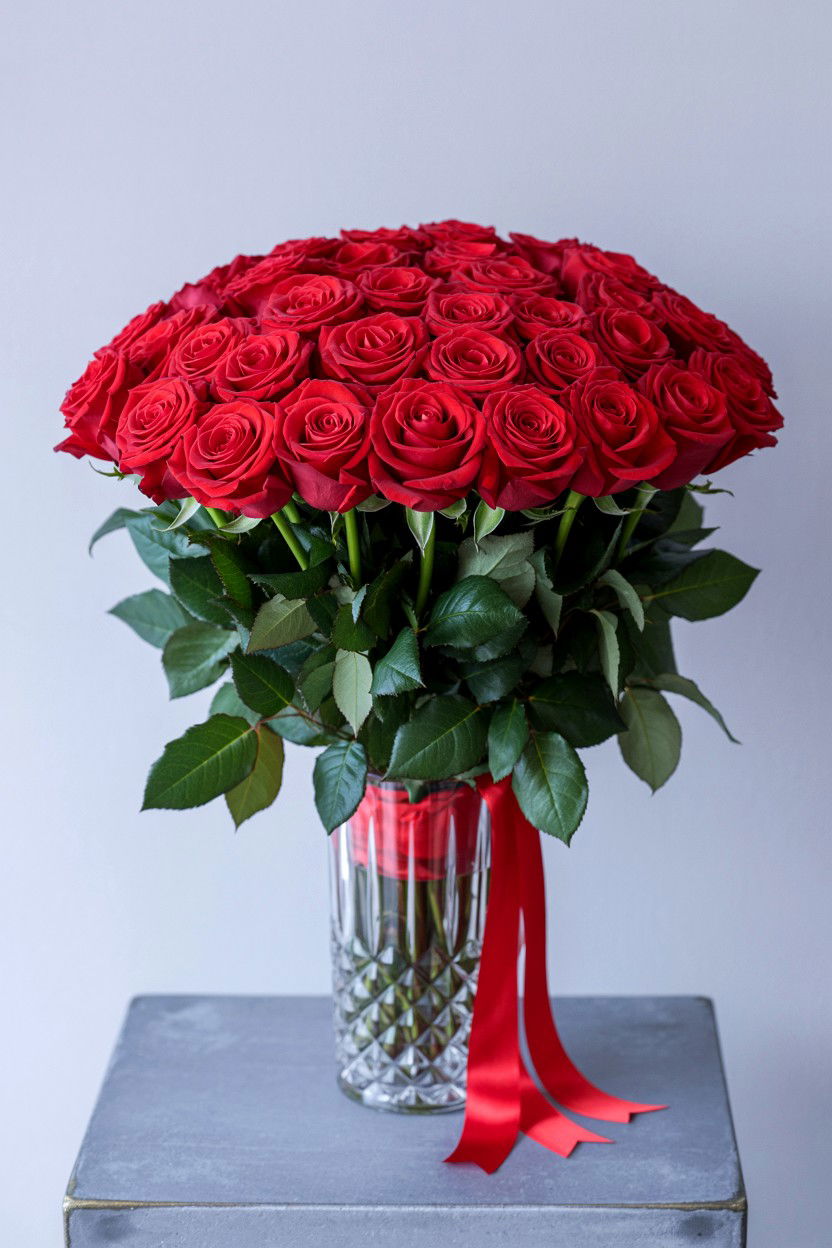 Red Rose Bouquet - 25 Valentine's Day Bachelorette Party Ideas
