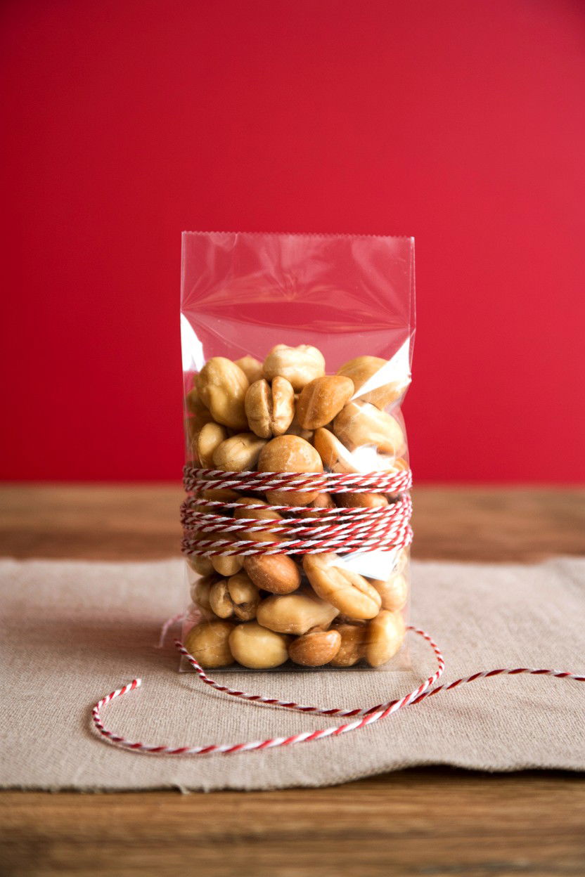 Red Twine Treat Bags - 25 Valentine's Day Cellophane Bag Ideas