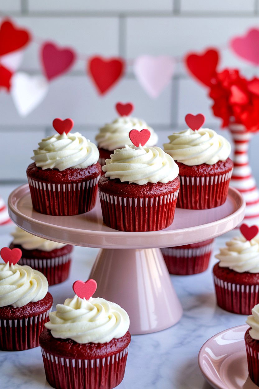 Red Velvet Cupcakes - 25 Valentine's Day Party Activity Ideas