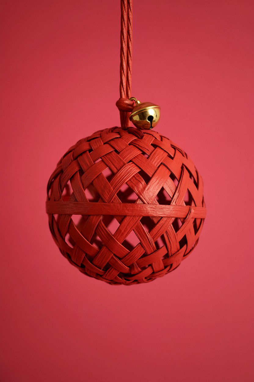 Red ball with bell - 25 Valentine's Day Cat Toy Ideas