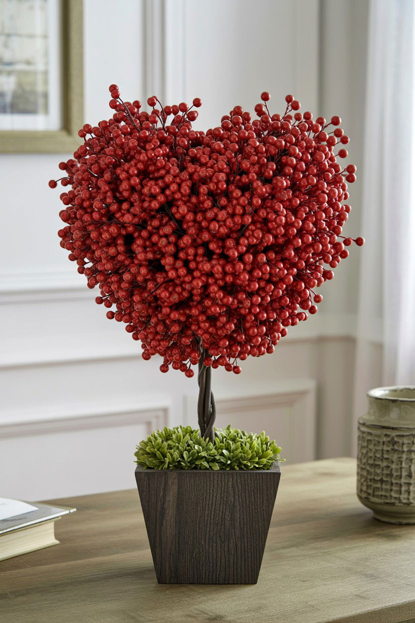 25 Beautiful Valentine's Day Topiary Ideas for Decoration