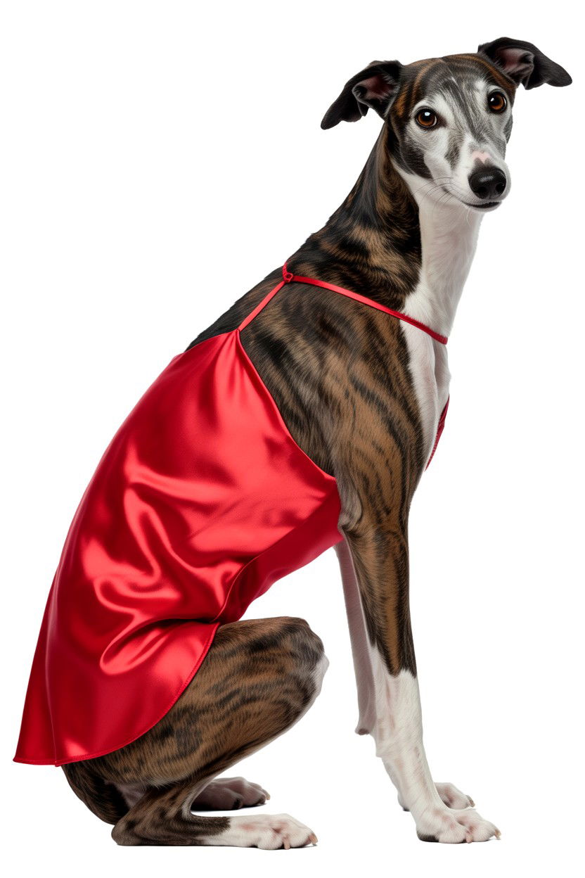Red satin pet slip dress - 25 Valentine's Day Pet Dress Ideas