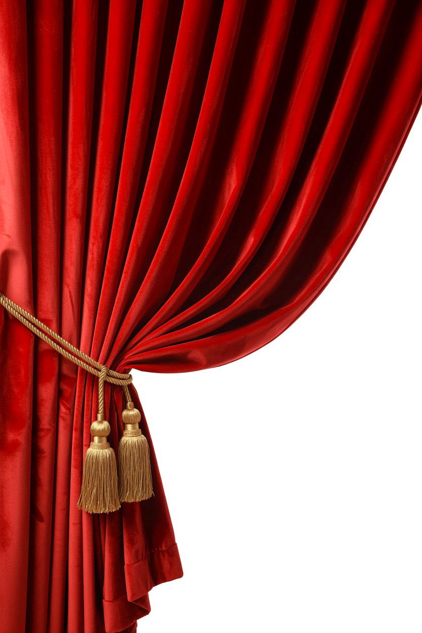 Red velvet curtain - 25 Valentine's Day Photo Backdrop Ideas