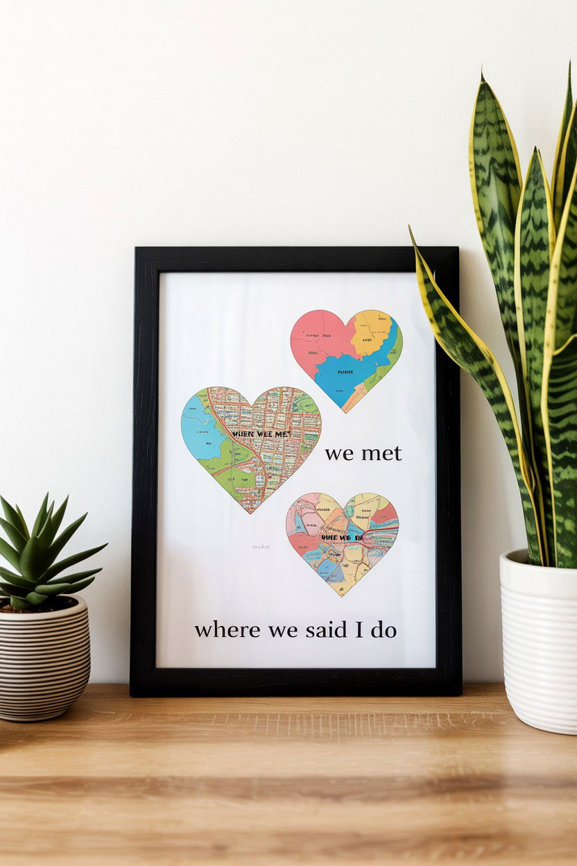 Relationship Map Wall Art - 25 Valentine's Day Reason Why I Love You Ideas