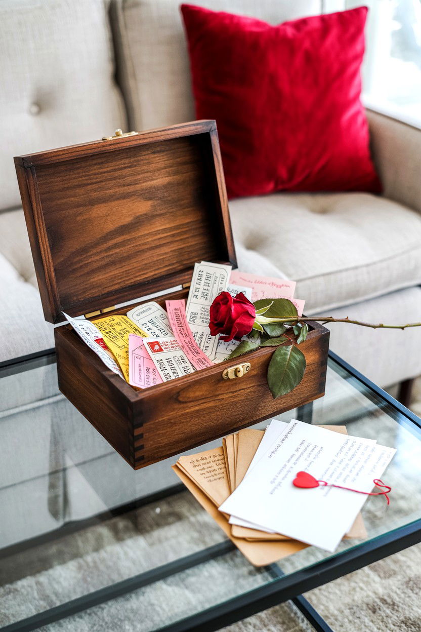 Relationship Memory Box - 25 Valentine's Day Sweet Surprise Ideas