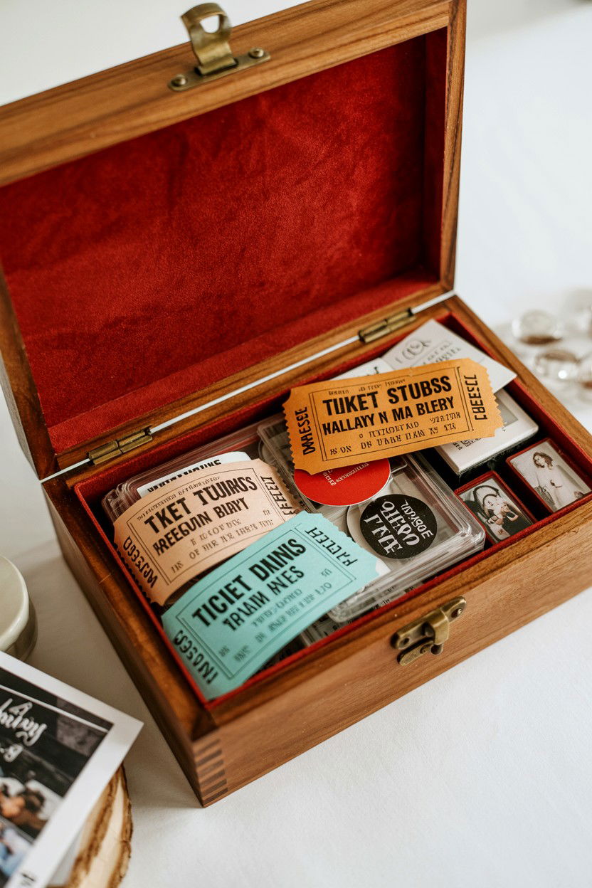 Relationship Memory Box - 25 Valentine's Day Memory Lane Ideas