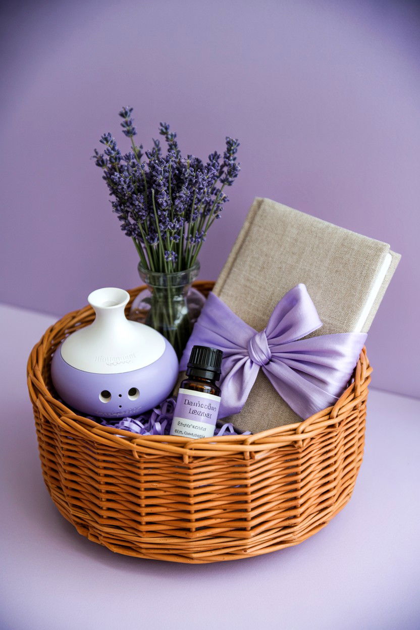 Relaxation Gift Basket - 25 Valentine's Day Romantic Gift Basket Ideas