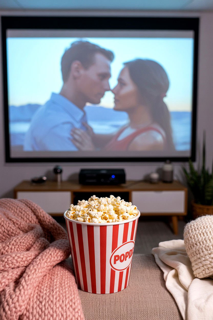 Remote movie night - 25 Valentine's Day Virtual Experience Ideas