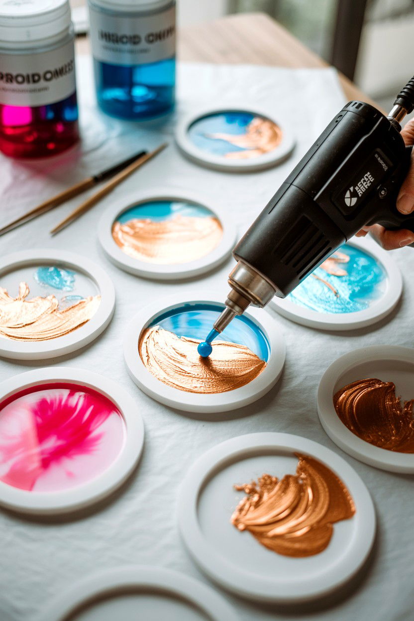 Resin Art Class - 25 Valentine's Day Workshop Ideas