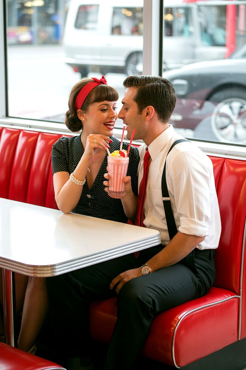 Retro Diner Wedding - 25 Valentine's Day Elopement Ideas