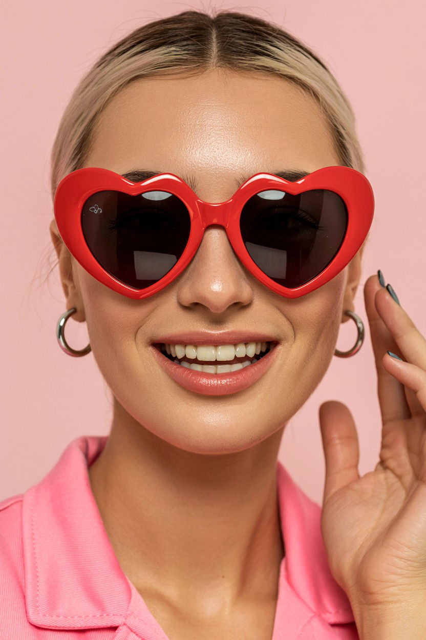 Retro Heart Sunglasses - 25 Retro Valentine's Day Ideas