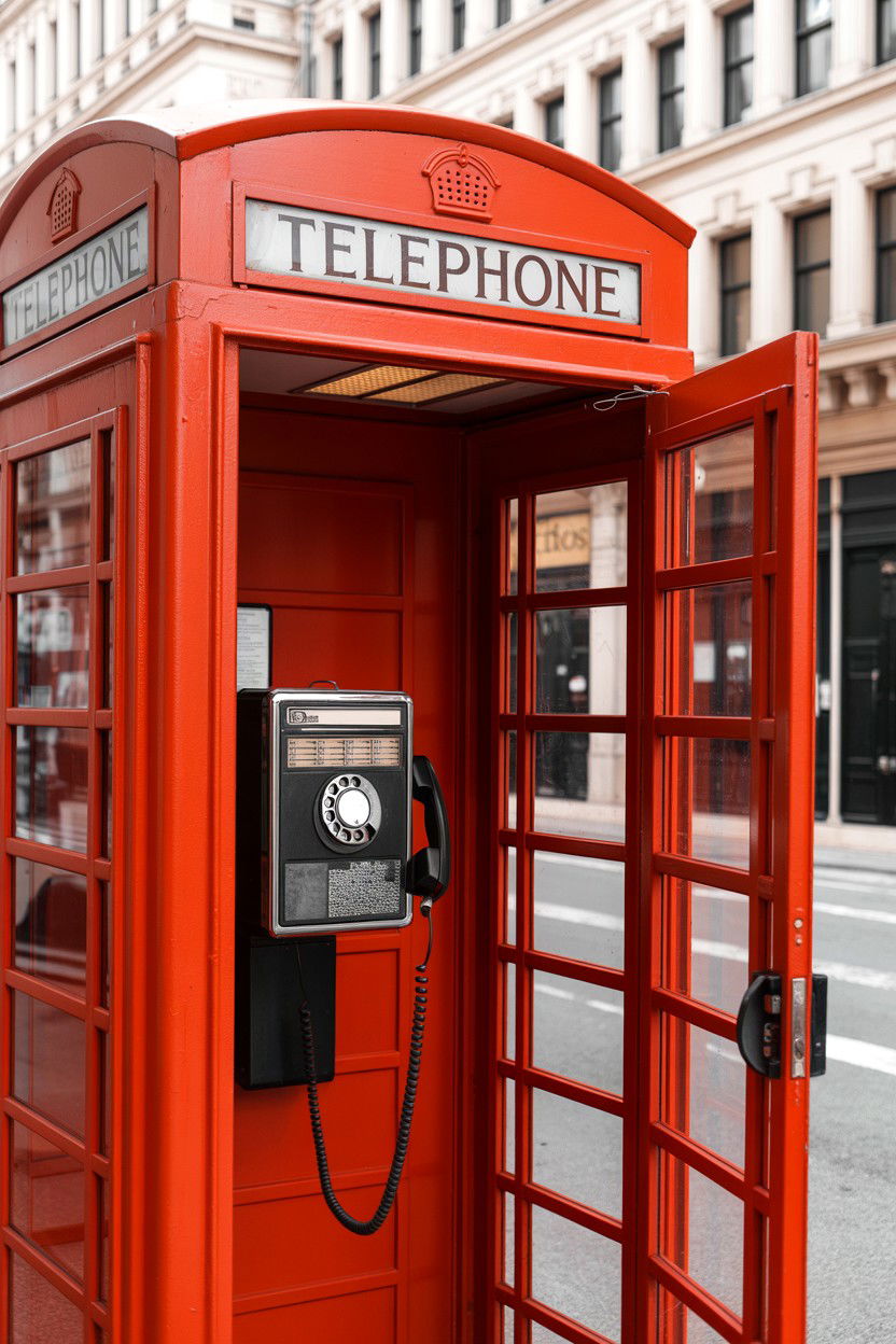 Retro Telephone Booth - 25 Valentine's Day Mini Session Ideas