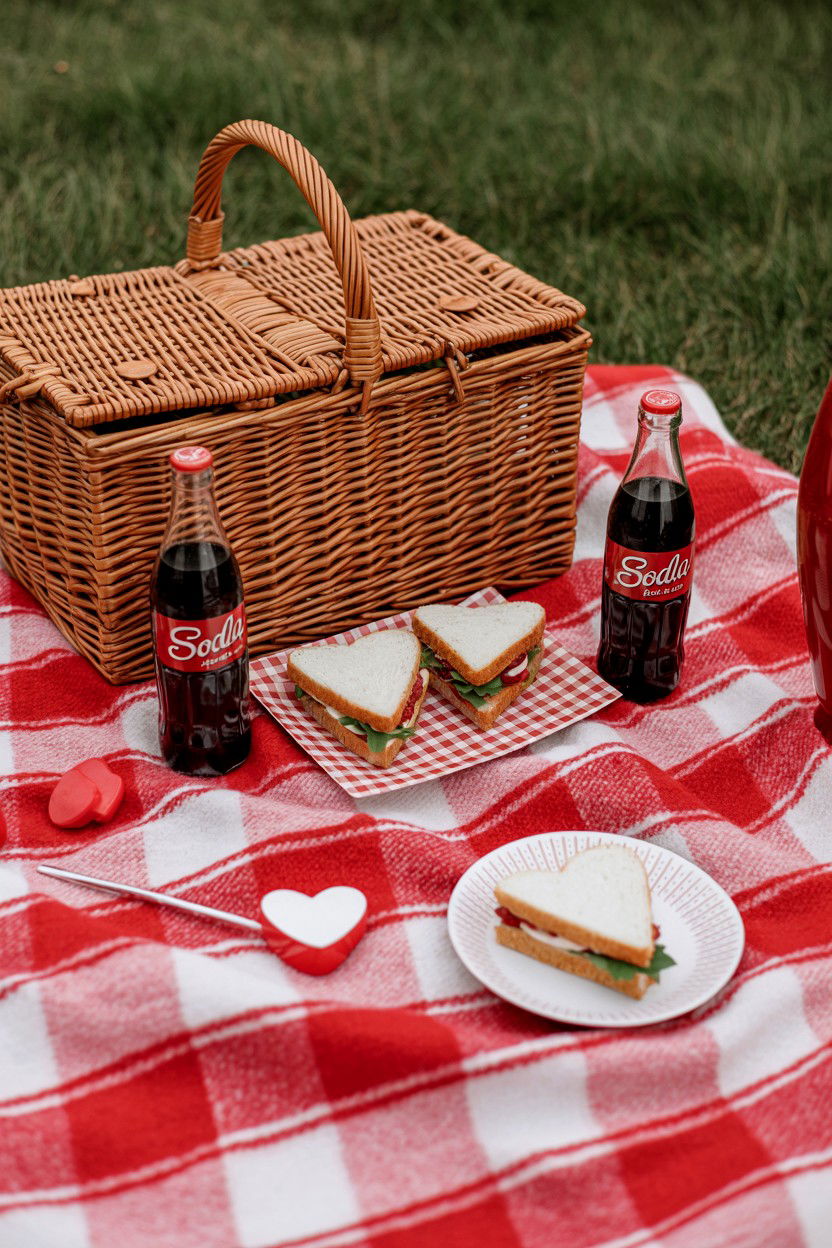 Retro Valentine Picnic - 25 Retro Valentine's Day Ideas