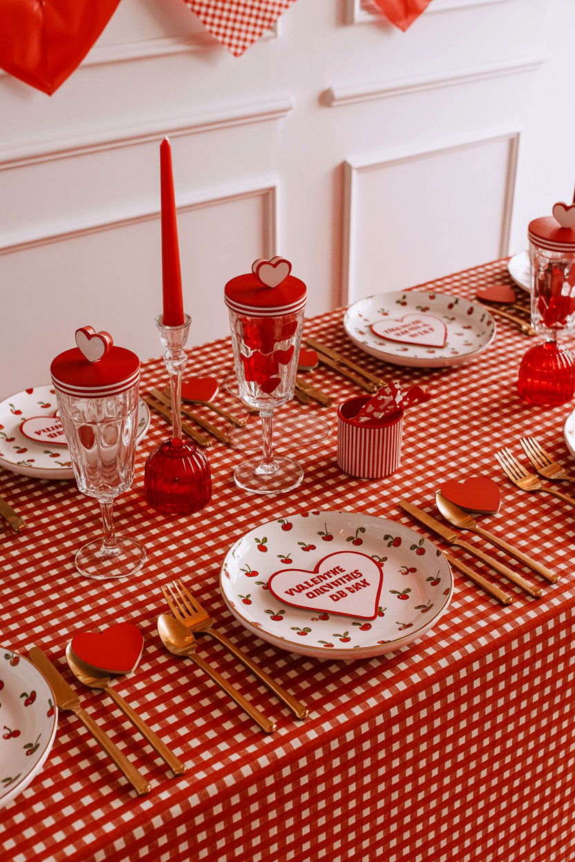 Retro Valentines Day Decor - 25 Valentine's Day Party Ideas