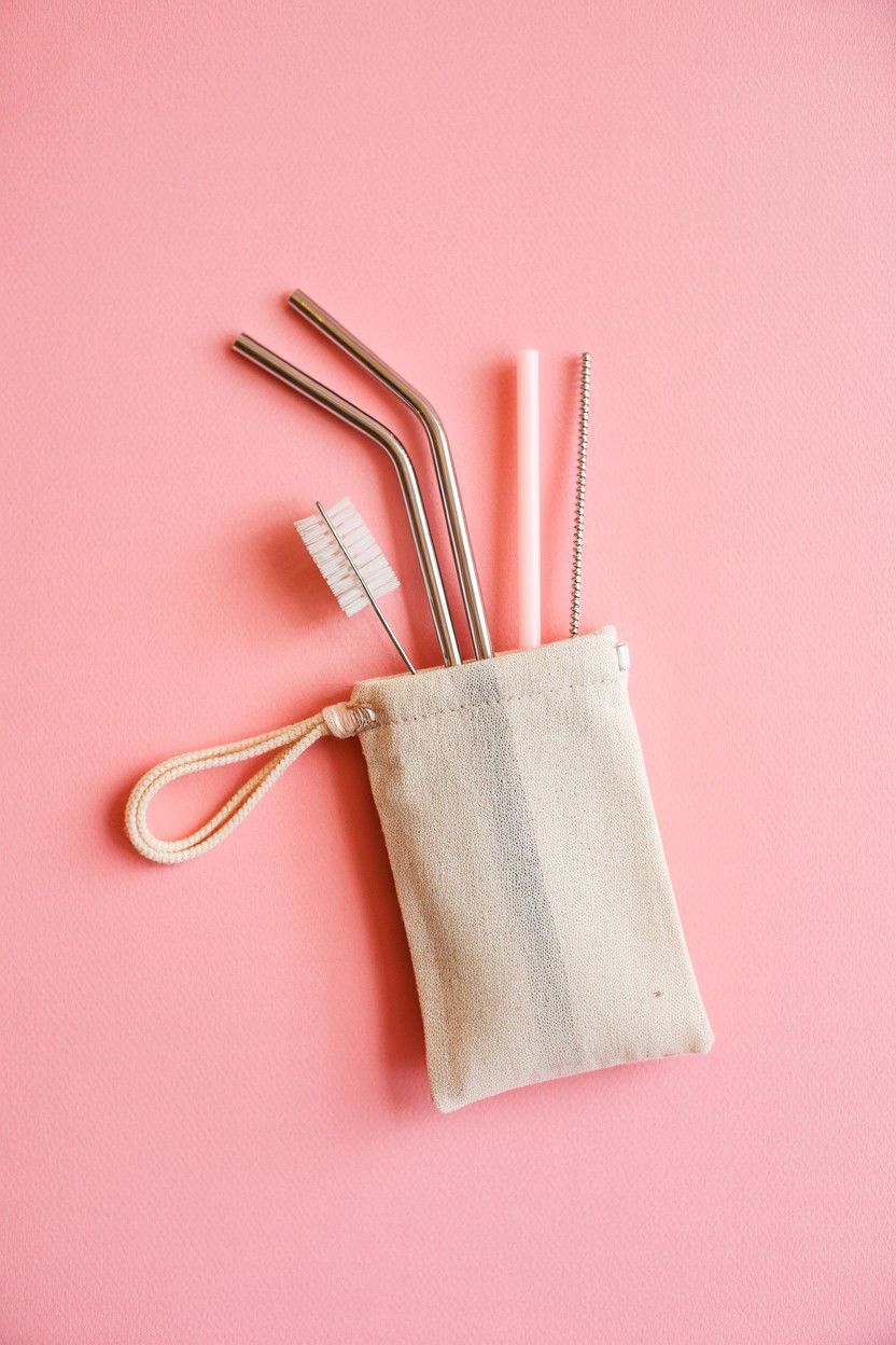 Reusable Straw Set - 25 Under $10 Valentine's Day Gift Ideas
