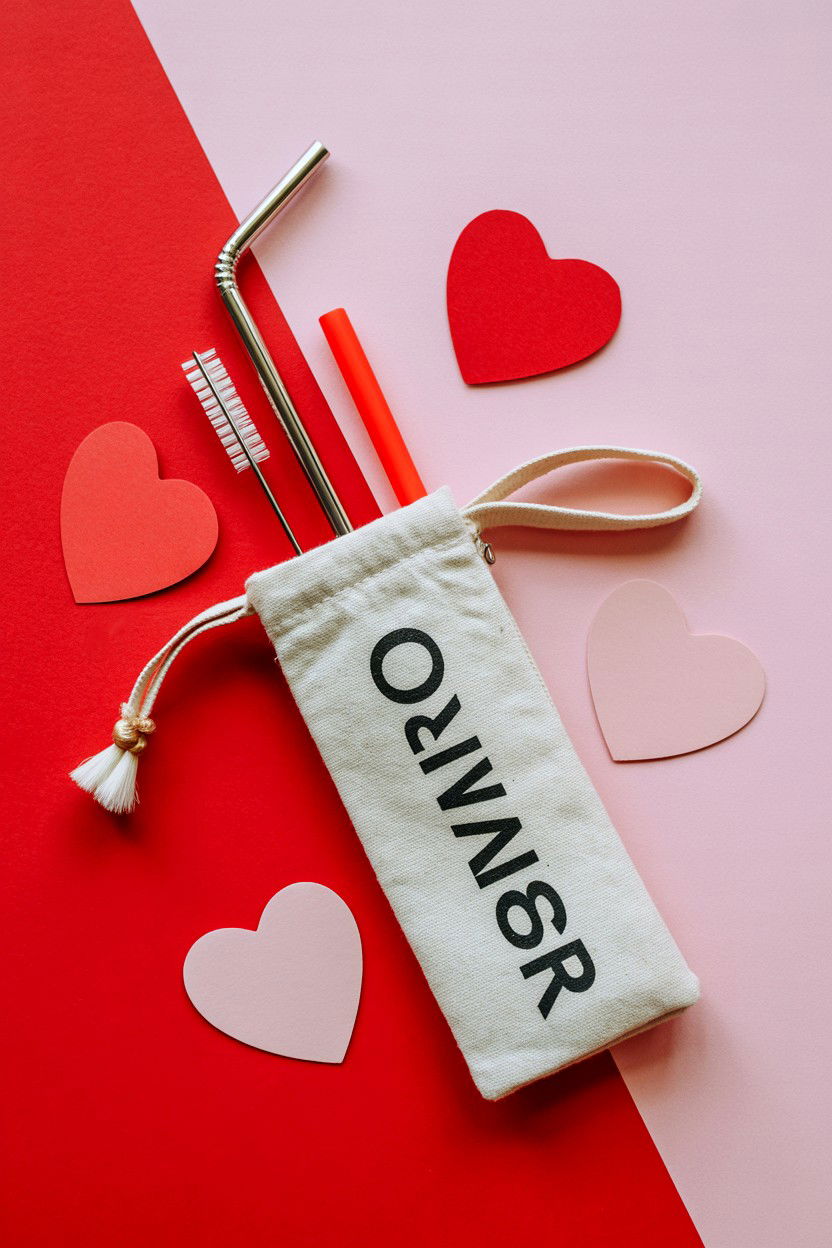 Reusable Straw - 25 Valentine's Day Gifts for Coworkers