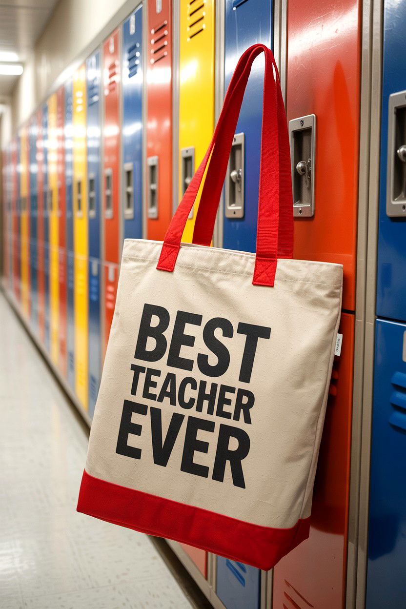 Reusable Tote Bag - 25 Budget Teacher Valentine's Day Gift Ideas