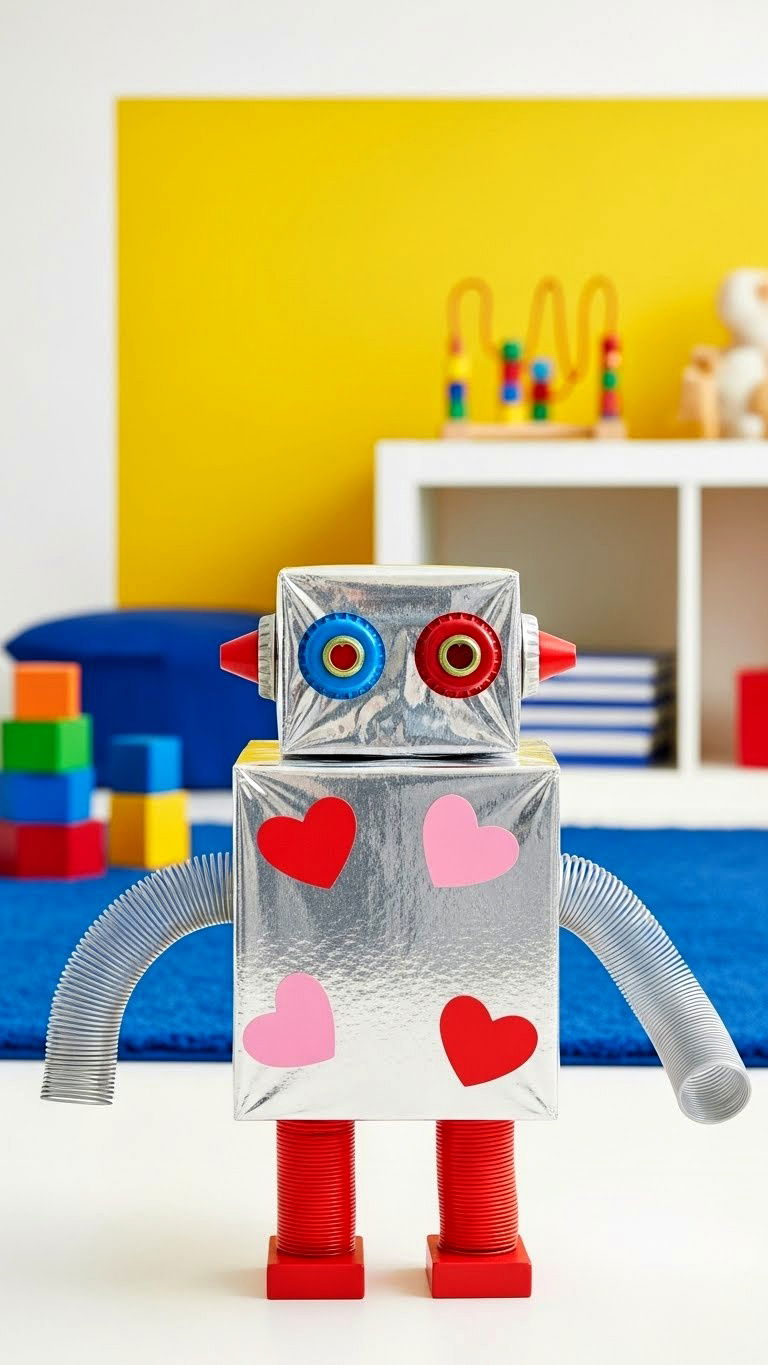 Robot Valentine Box - 25 valentine's day box ideas