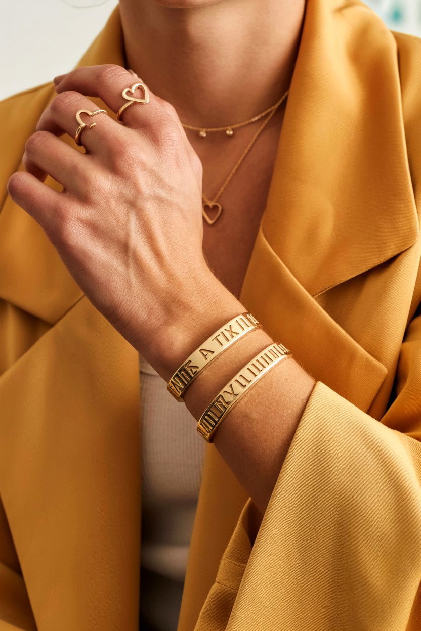 Roman Numeral Jewelry - 25 Valentine's Day Matching Jewelry Ideas