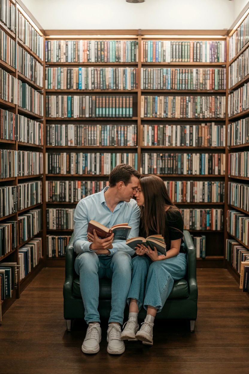 Romantic Bookstore Date - 25 Valentine's Day Romantic Gesture Ideas