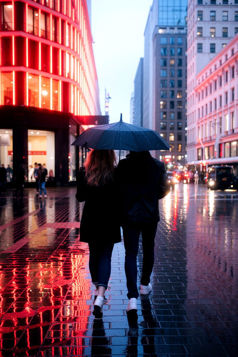 Romantic City Walk - 25 Valentine's Day Photo Dump Ideas